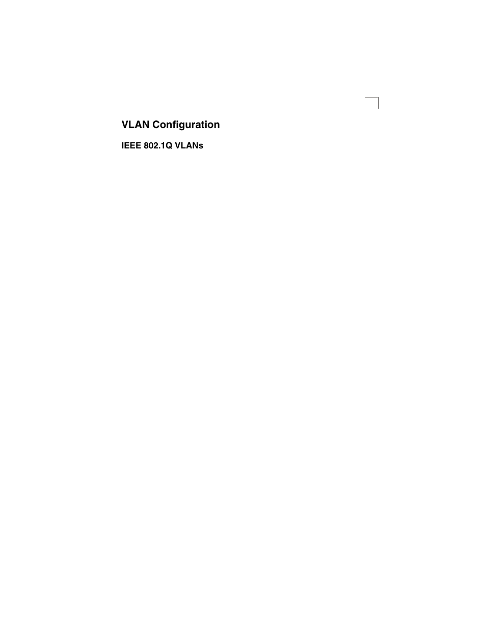 Vlan configuration, Ieee 802.1q vlans | LevelOne GSW-2692 User Manual | Page 141 / 390