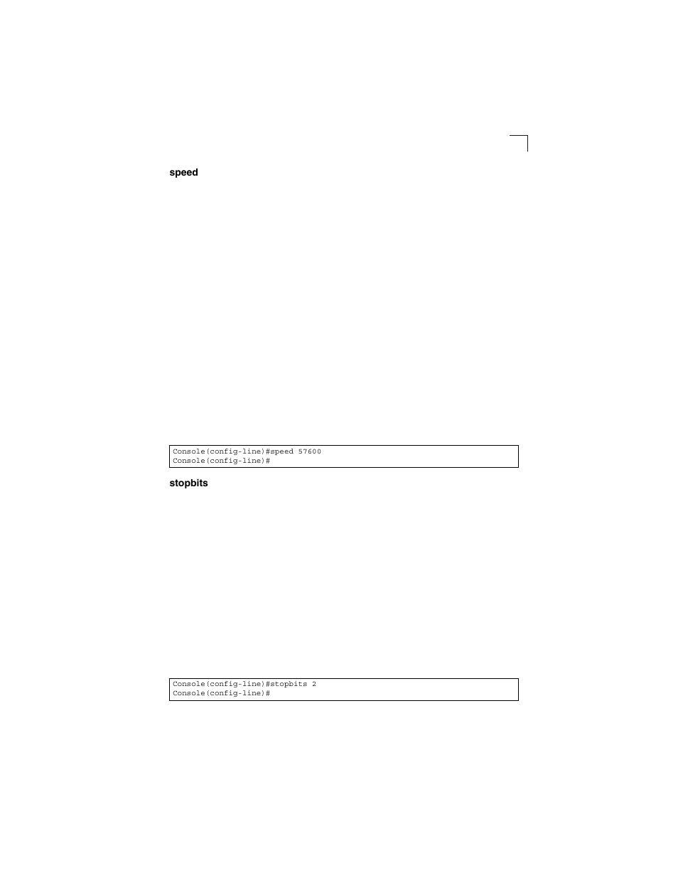 Speed, Stopbits, Speed 4-17 stopbits 4-17 | LevelOne GSW-2692 User Manual | Page 195 / 390