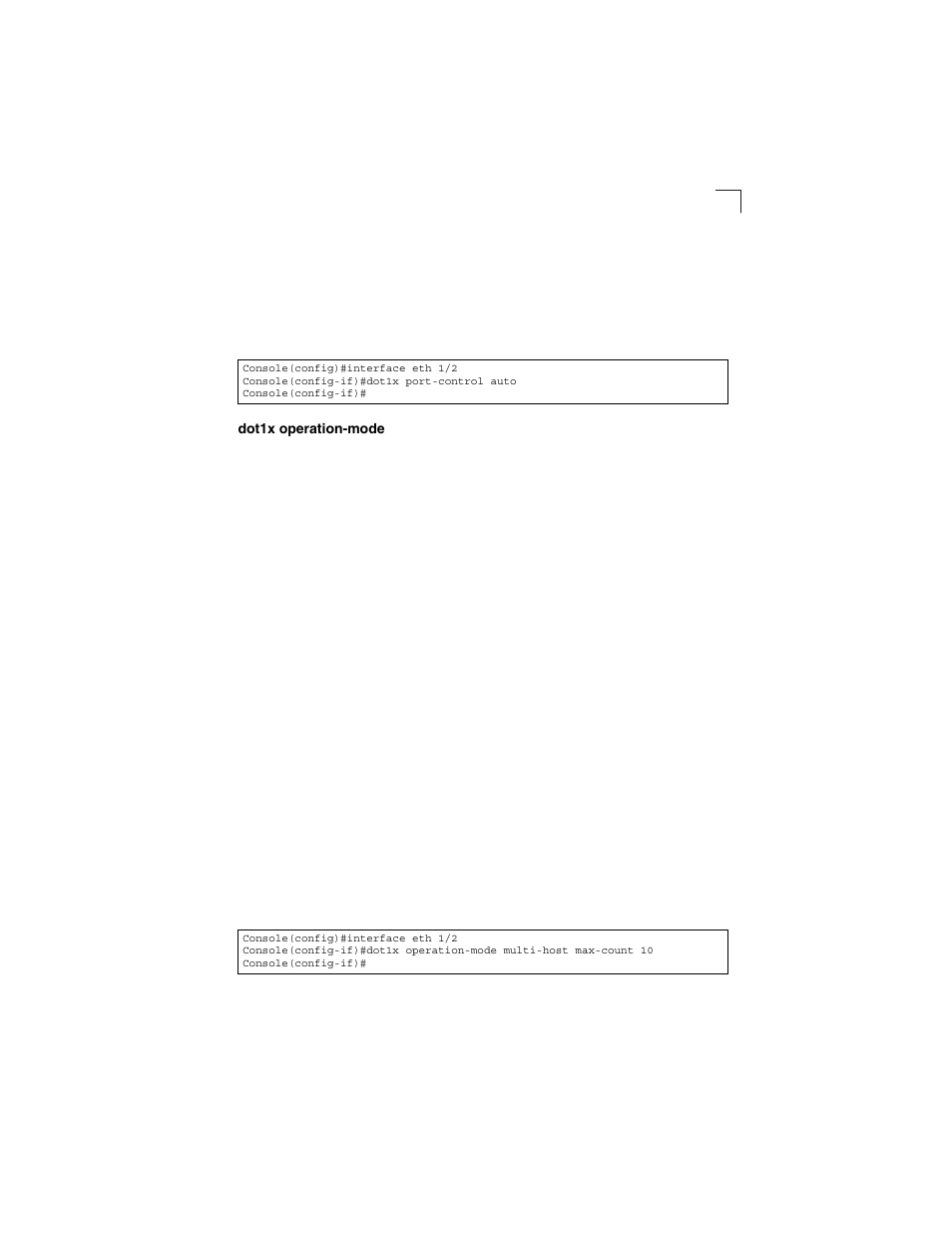Dot1x operation-mode | LevelOne GSW-2692 User Manual | Page 261 / 390