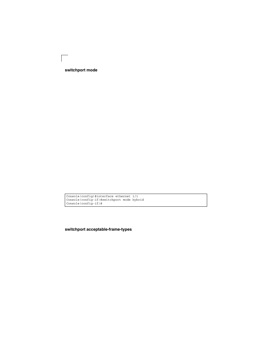 Switchport mode, Switchport acceptable-frame-types | LevelOne GSW-2692 User Manual | Page 330 / 390