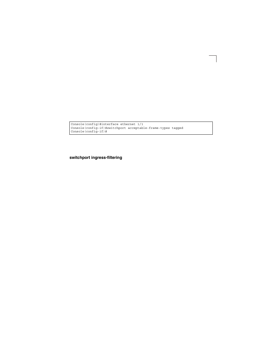 Switchport ingress-filtering | LevelOne GSW-2692 User Manual | Page 331 / 390