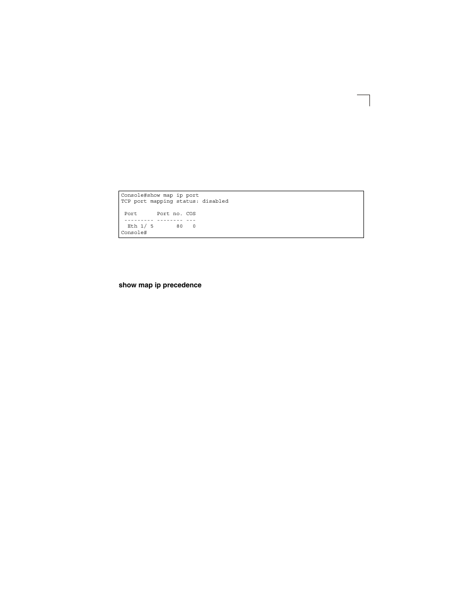 Show map ip precedence | LevelOne GSW-2692 User Manual | Page 357 / 390
