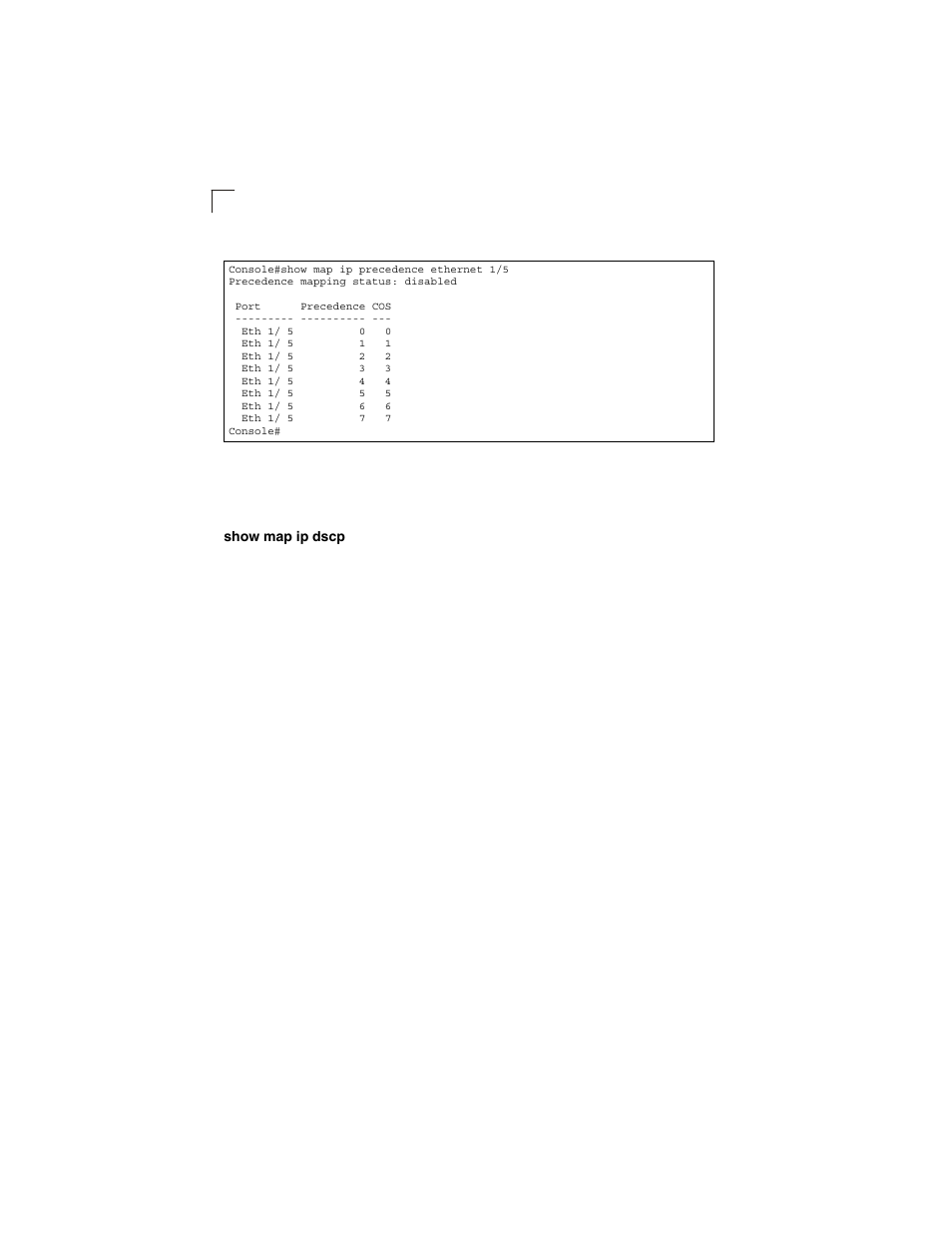 Show map ip dscp | LevelOne GSW-2692 User Manual | Page 358 / 390