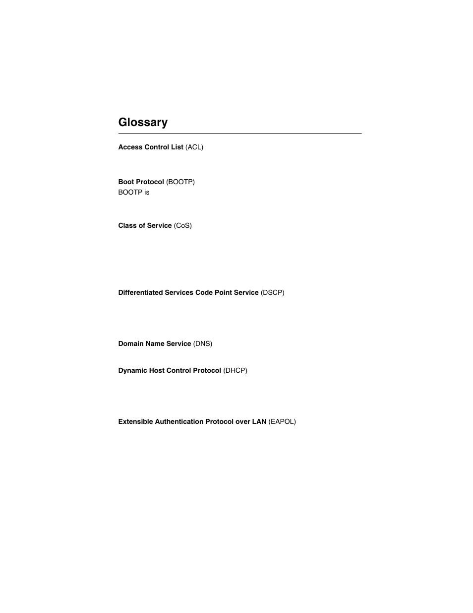 Glossary | LevelOne GSW-2692 User Manual | Page 379 / 390