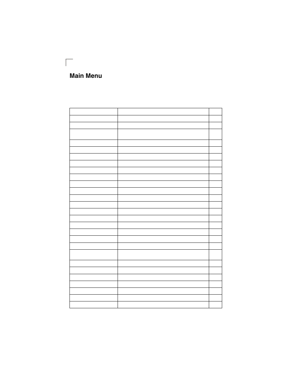 Main menu, Table 3-2 | LevelOne GSW-2692 User Manual | Page 40 / 390