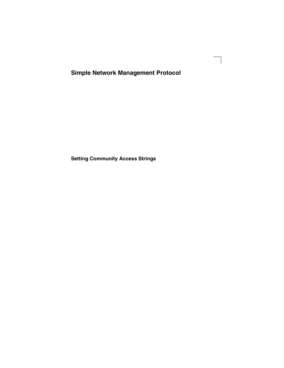 Simple network management protocol, Setting community access strings | LevelOne GSW-2692 User Manual | Page 69 / 390