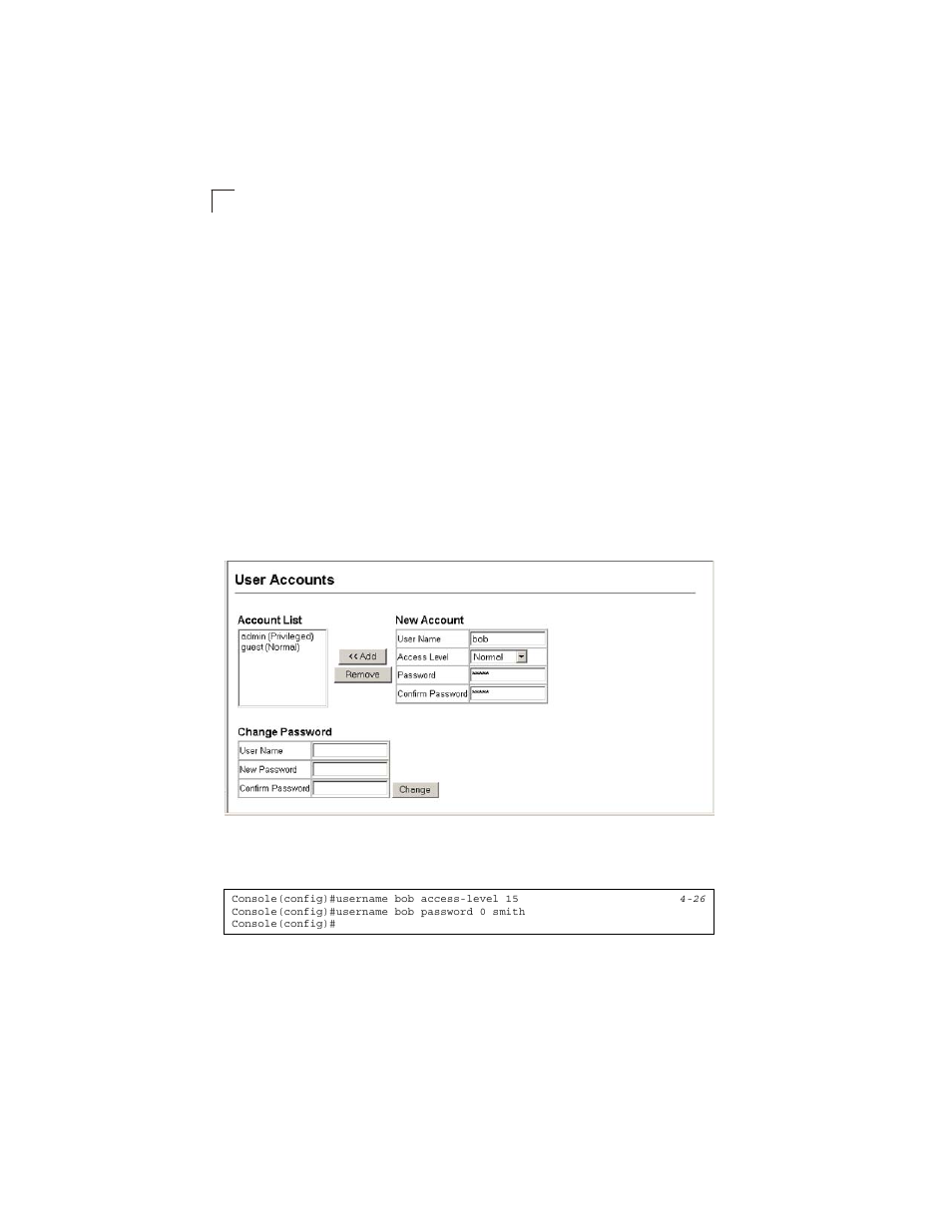 Figure 3-24, Access levels | LevelOne GSW-2692 User Manual | Page 72 / 390