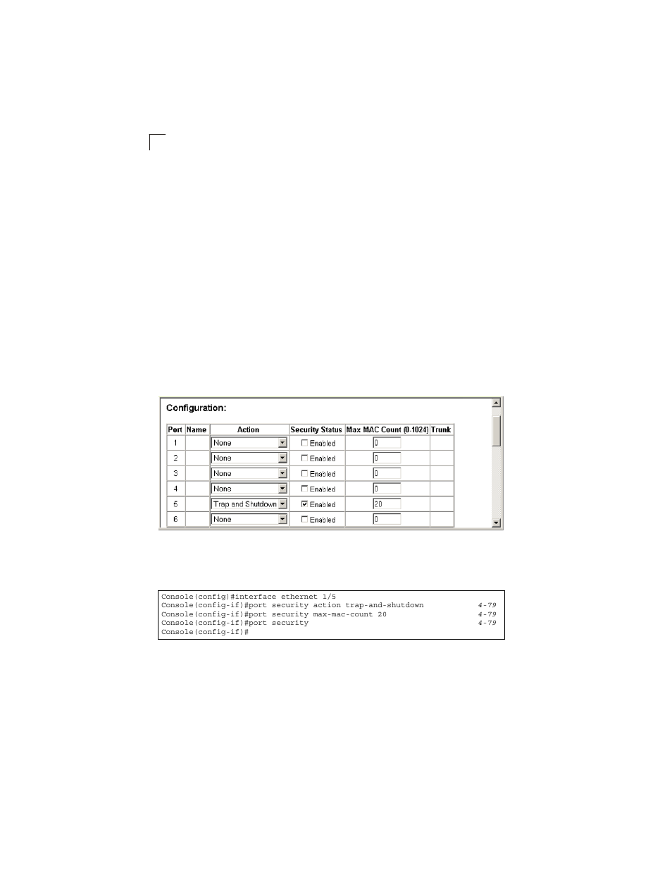 Figure 3-29, Configuring port security | LevelOne GSW-2692 User Manual | Page 84 / 390
