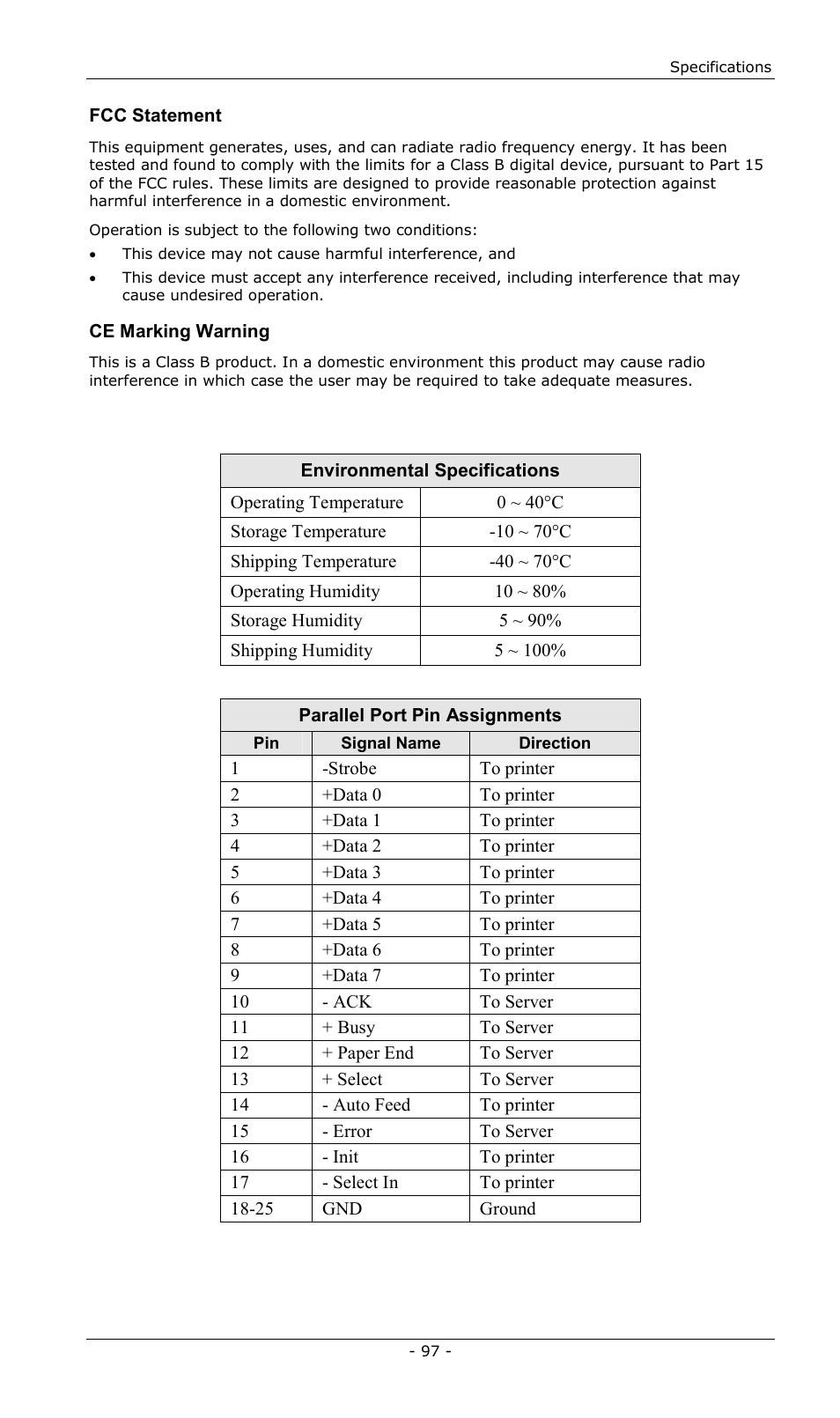 LevelOne FPS-2013TXU User Manual | Page 100 / 101