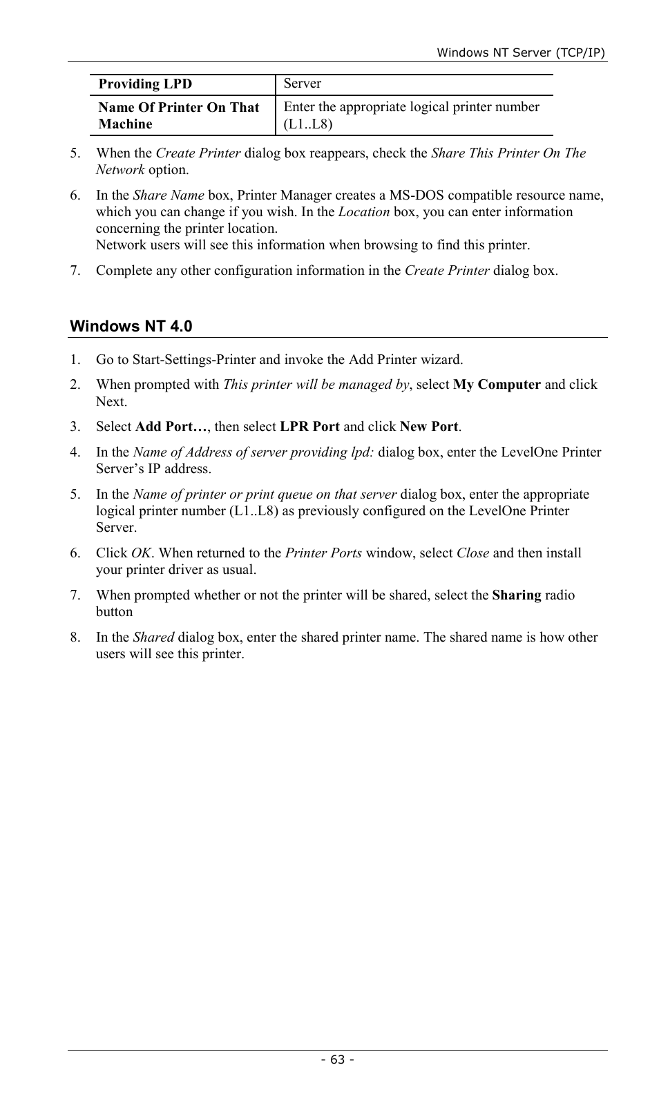 LevelOne FPS-2013TXU User Manual | Page 66 / 101