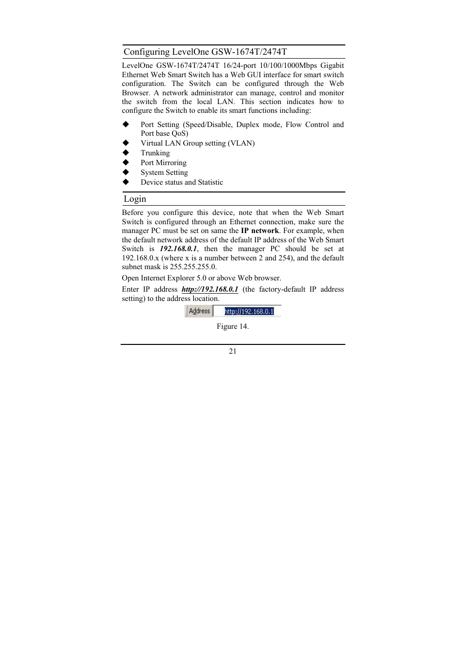 LevelOne GSW-2474T User Manual | Page 27 / 41