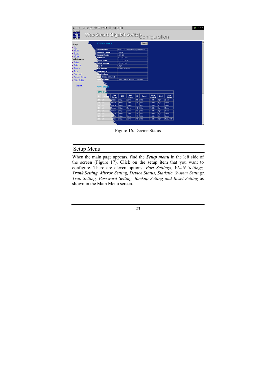 LevelOne GSW-2474T User Manual | Page 29 / 41