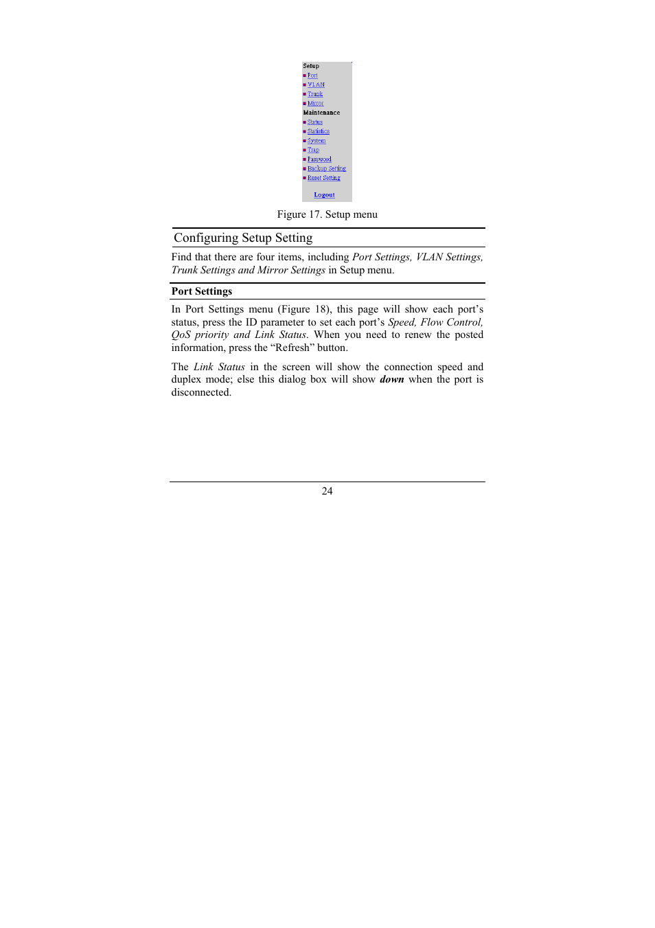 LevelOne GSW-2474T User Manual | Page 30 / 41