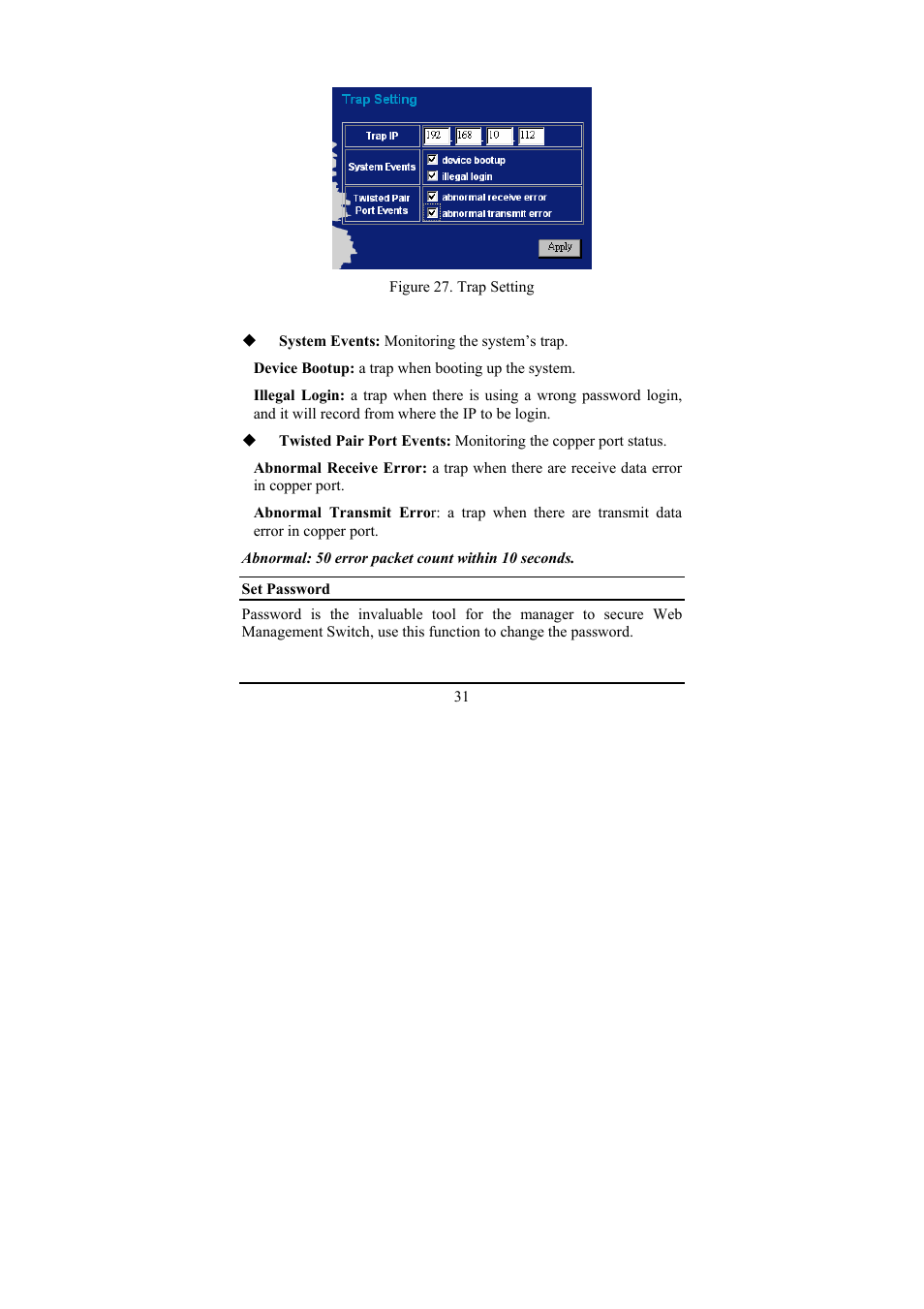 LevelOne GSW-2474T User Manual | Page 37 / 41