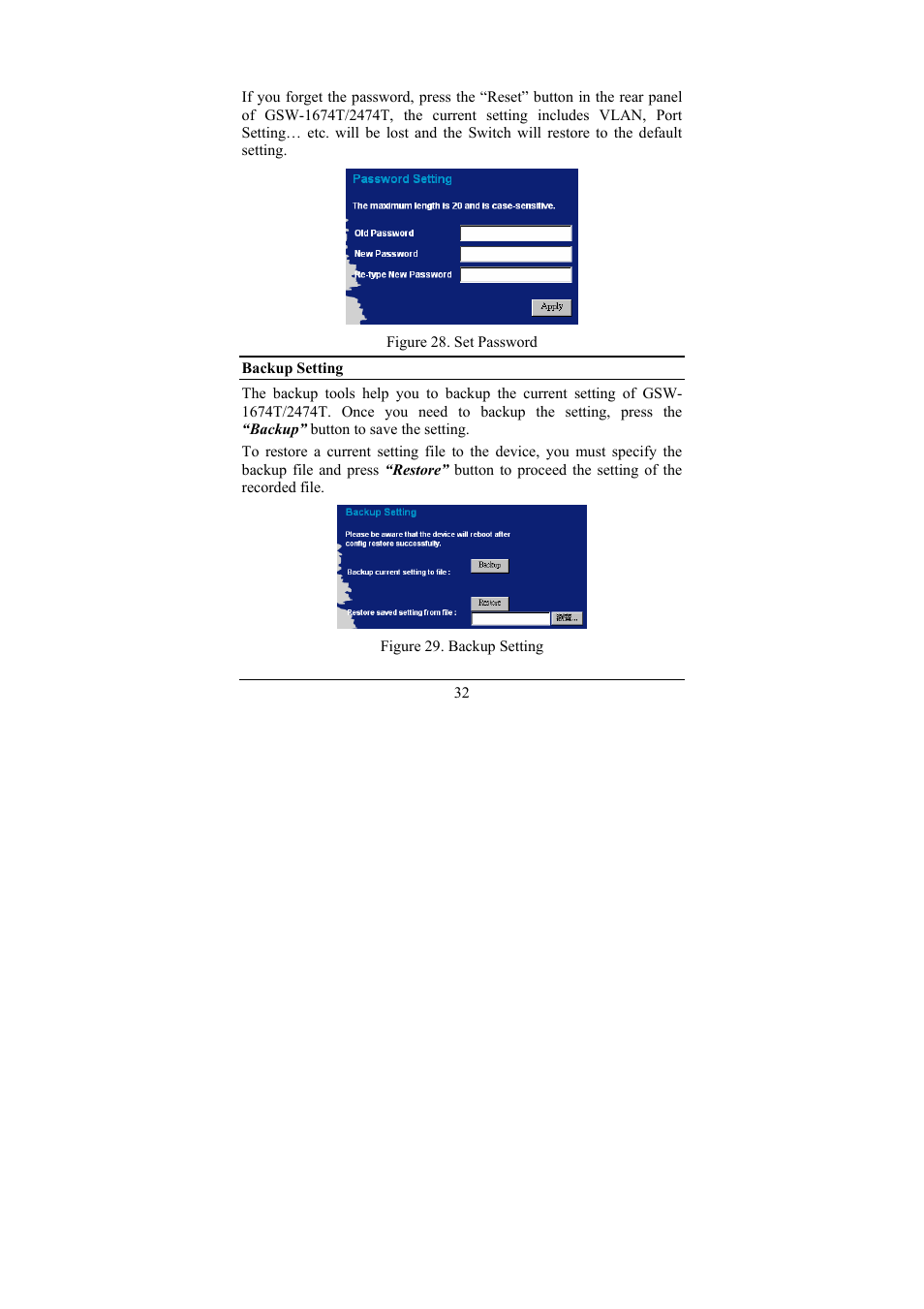 LevelOne GSW-2474T User Manual | Page 38 / 41