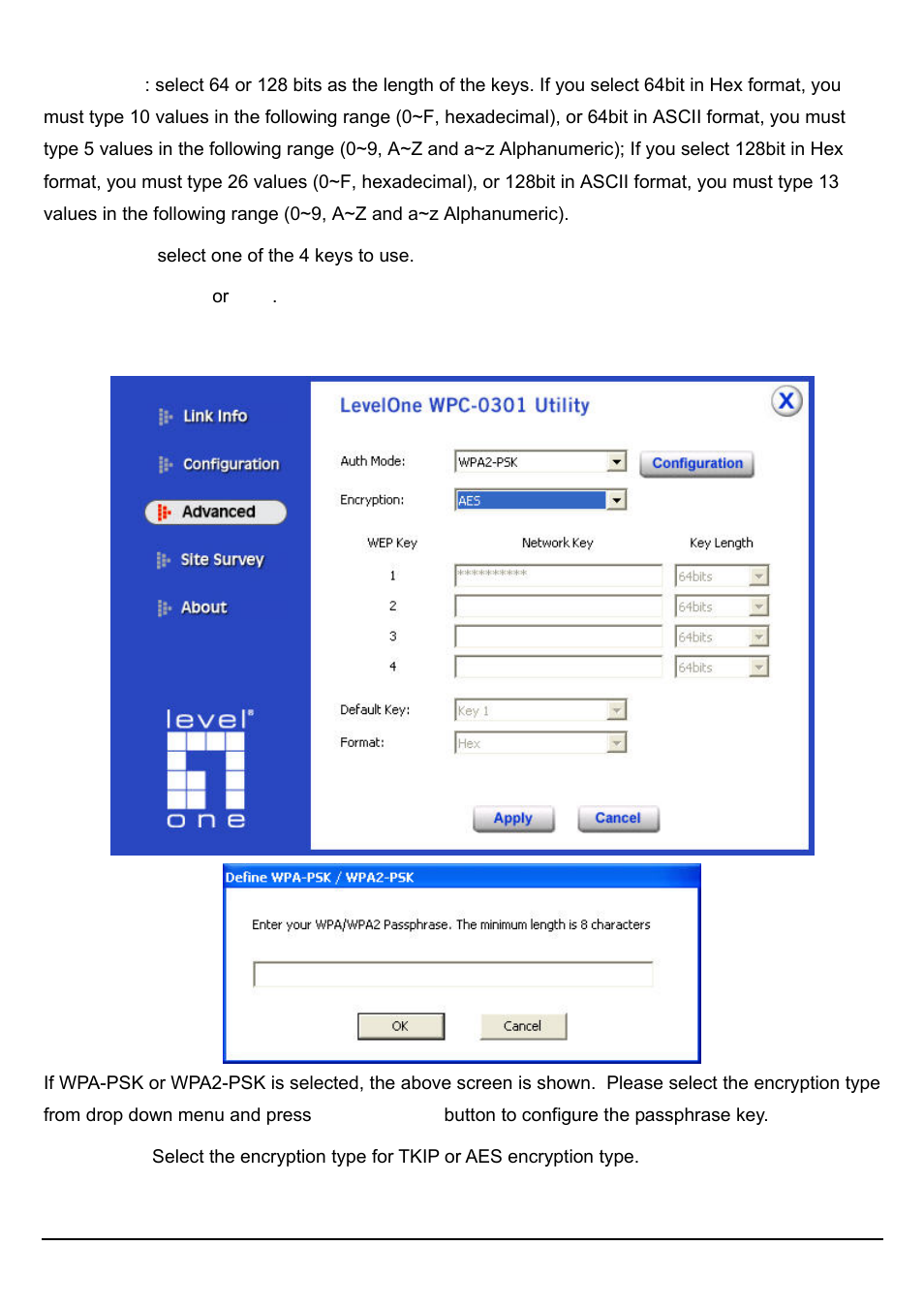LevelOne WPC-0301 User Manual | Page 24 / 29