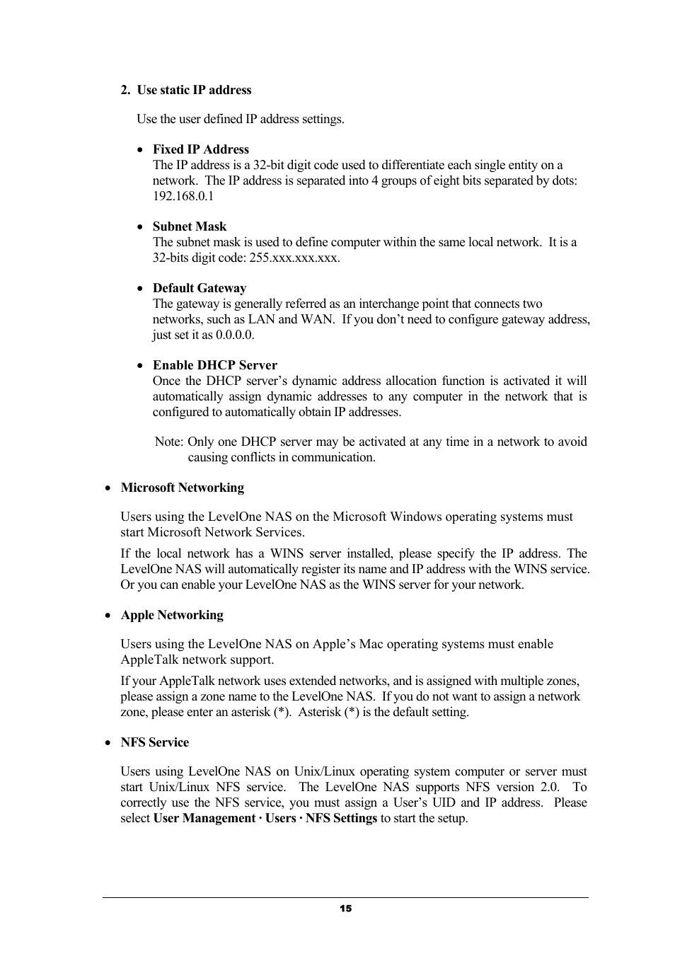 LevelOne GNS-8000 User Manual | Page 16 / 42