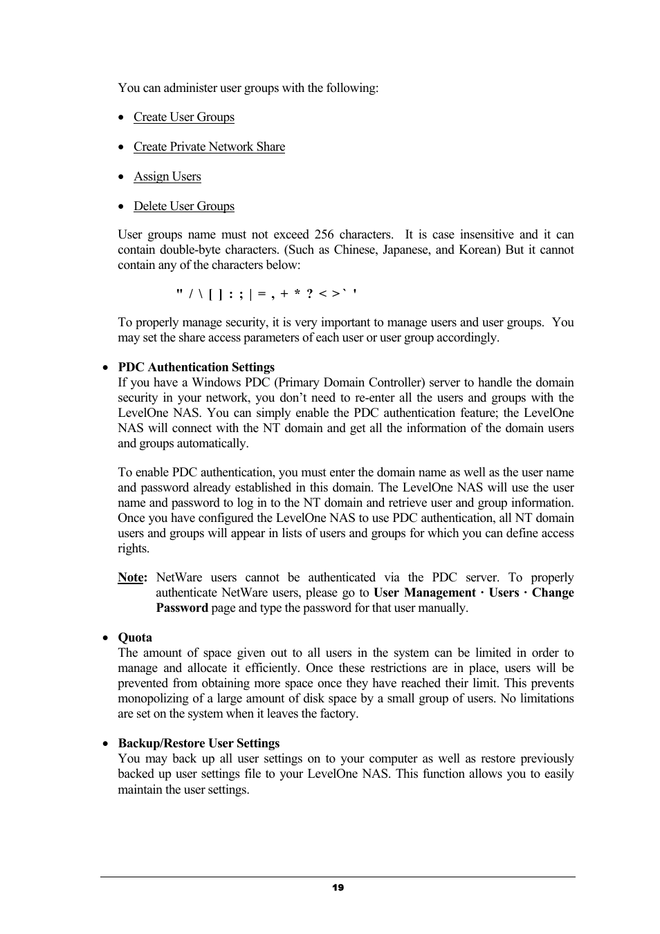 LevelOne GNS-8000 User Manual | Page 20 / 42