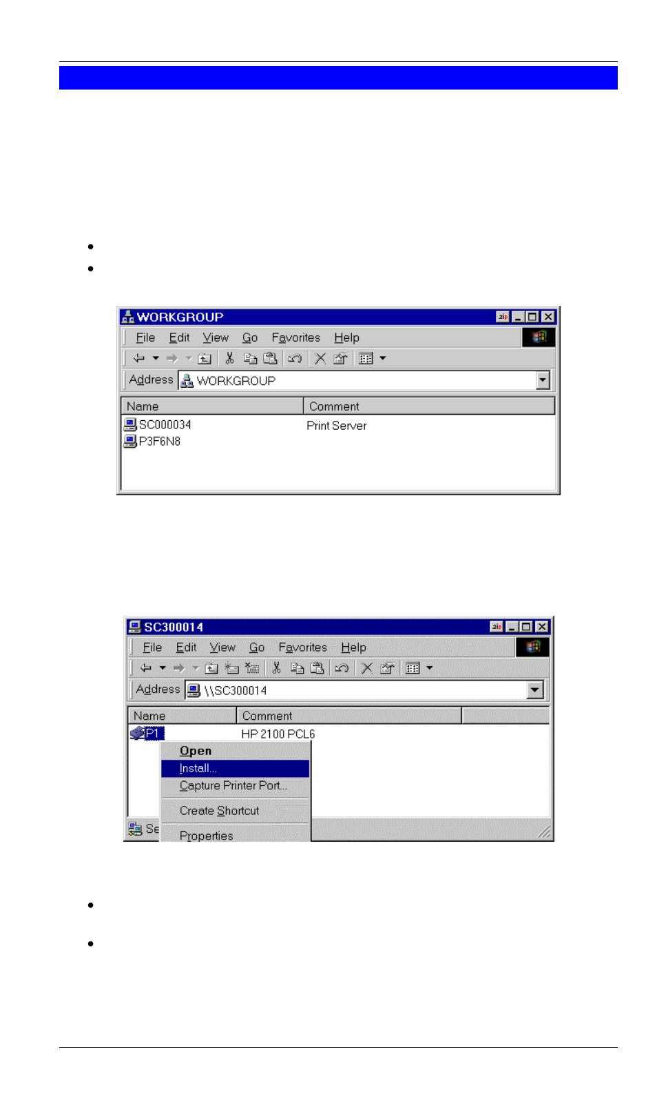 Windows smb printing | LevelOne FPS-3002USB User Manual | Page 22 / 95