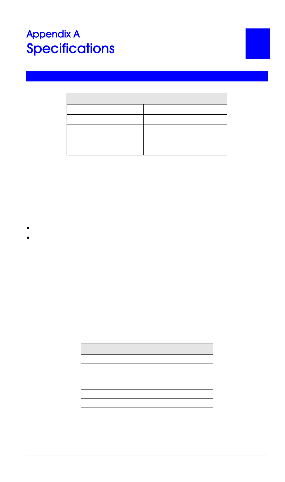 Appendix a specifications, Fps-3001txu, Specifications | Appendix a | LevelOne FPS-3002USB User Manual | Page 65 / 95