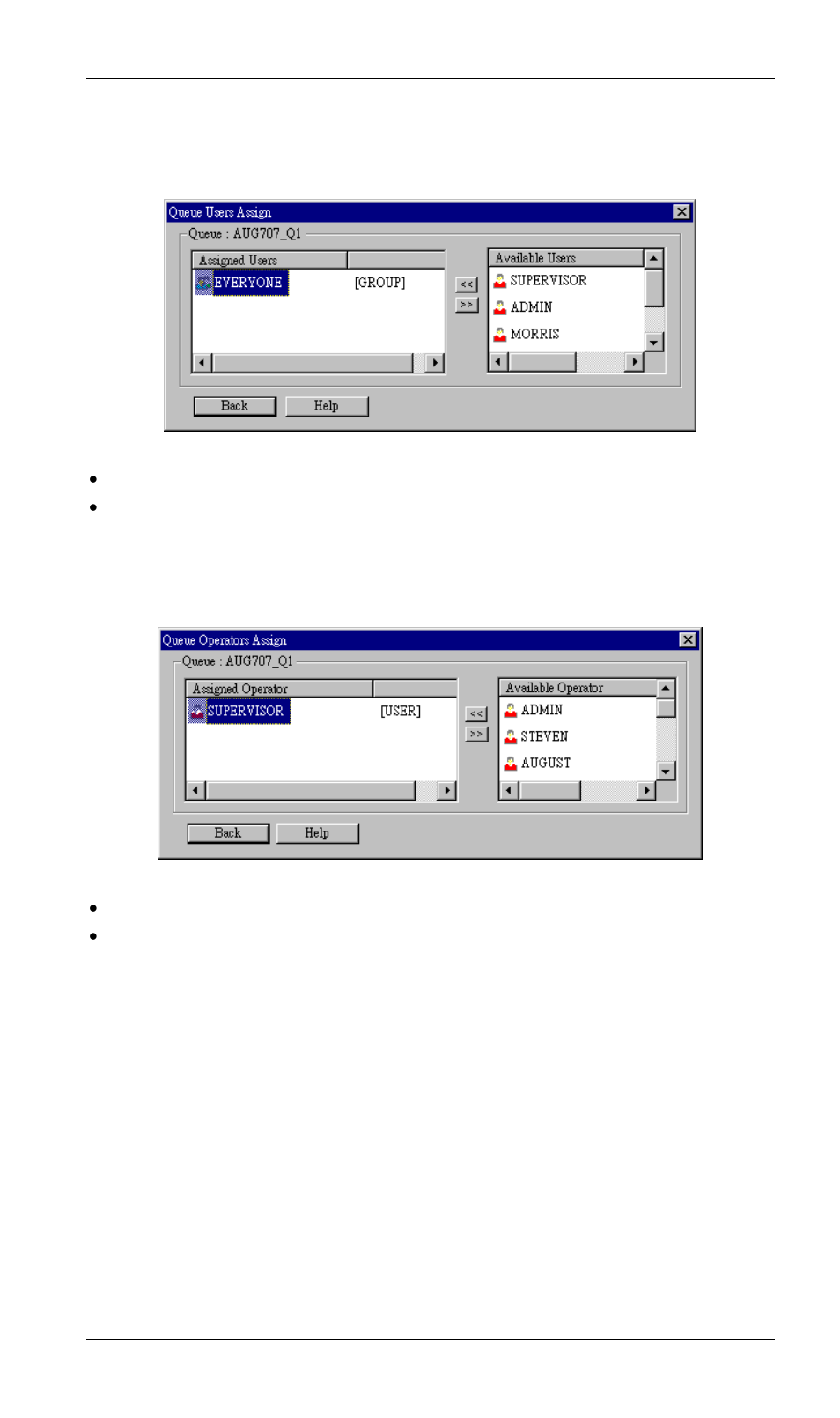 S will then have permissio, Figure 59: assign operator to, Be able to view the statu | Figure 58: assign users to | LevelOne FPS-3002USB User Manual | Page 89 / 95