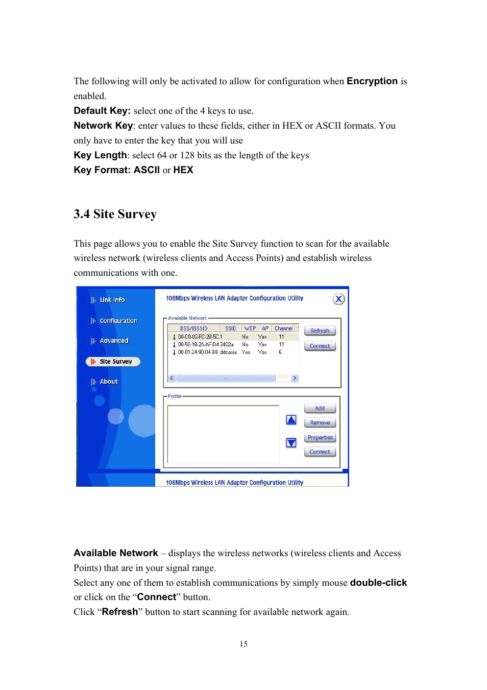 4 site survey | LevelOne FreeCon WNC-0300 User Manual | Page 16 / 74