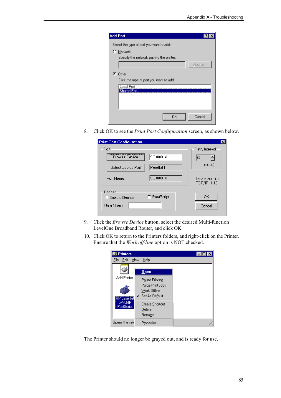 LevelOne FBR-1700TX User Manual | Page 89 / 93