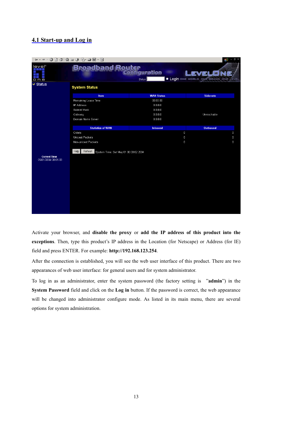 LevelOne WBR-5400 User Manual | Page 13 / 82