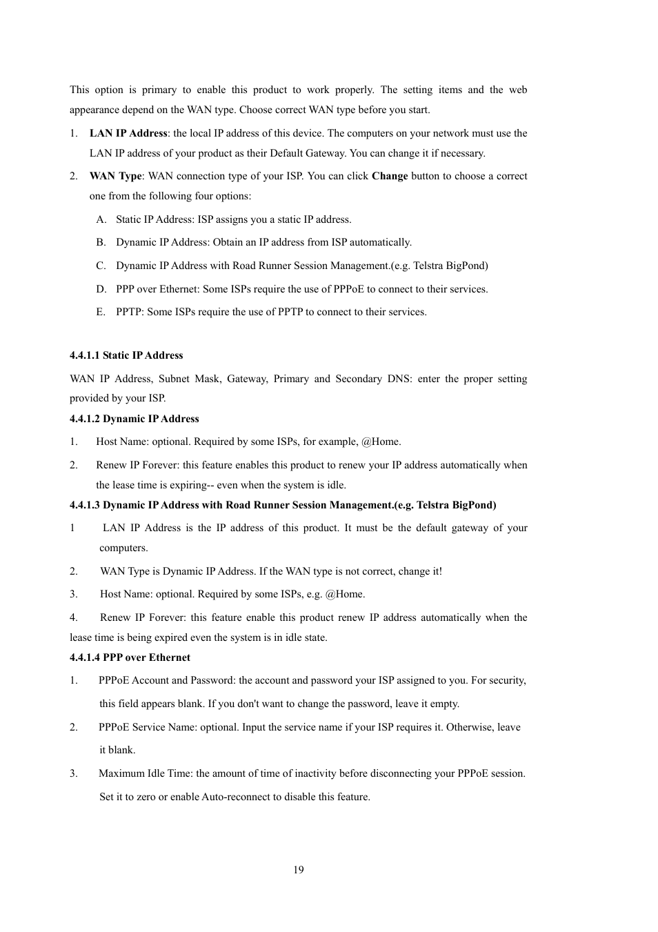 LevelOne WBR-5400 User Manual | Page 19 / 82