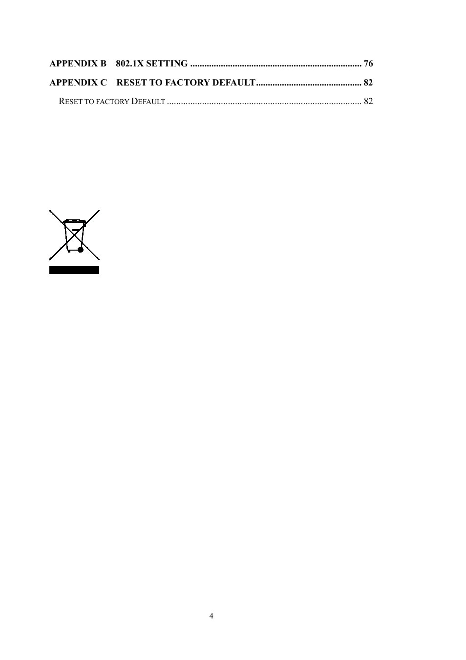 LevelOne WBR-5400 User Manual | Page 4 / 82