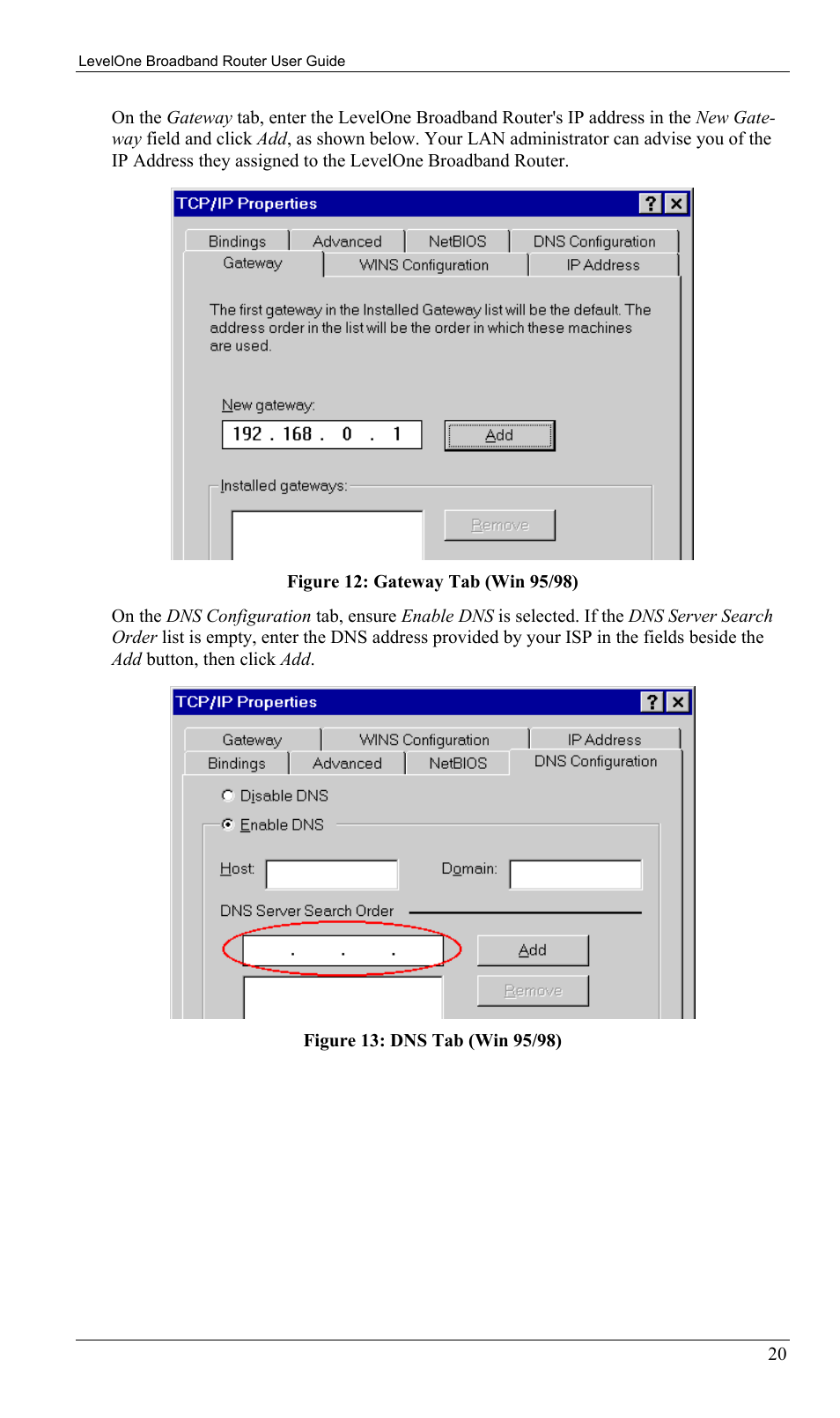 LevelOne FBR-1402TX User Manual | Page 23 / 92