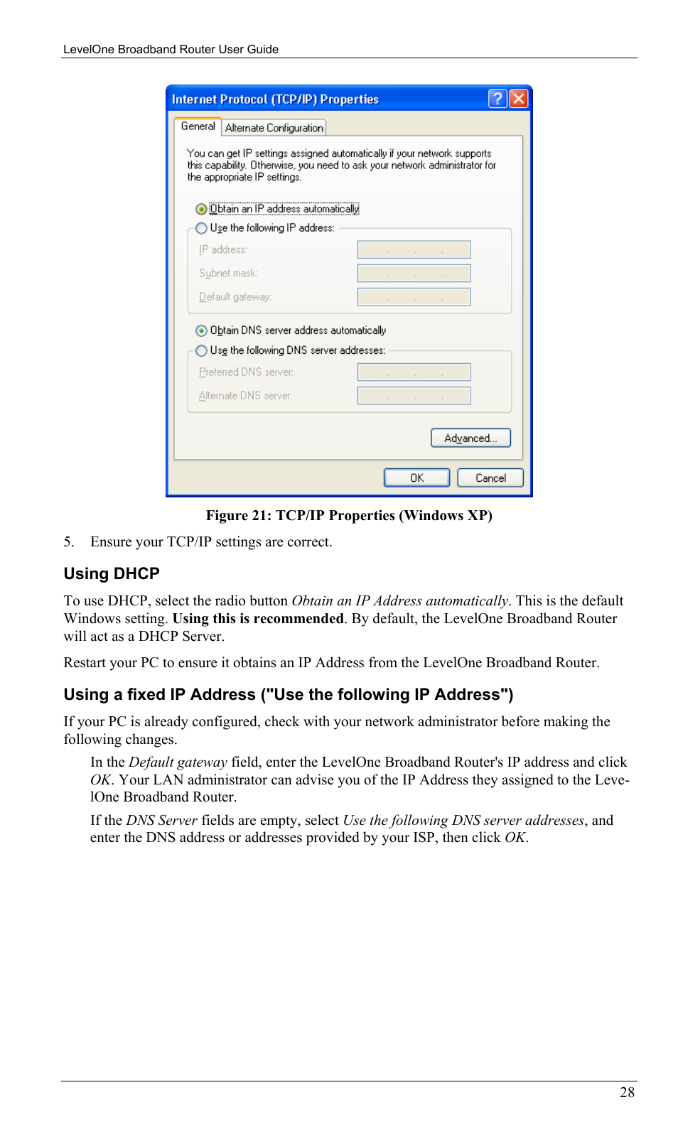 LevelOne FBR-1402TX User Manual | Page 31 / 92