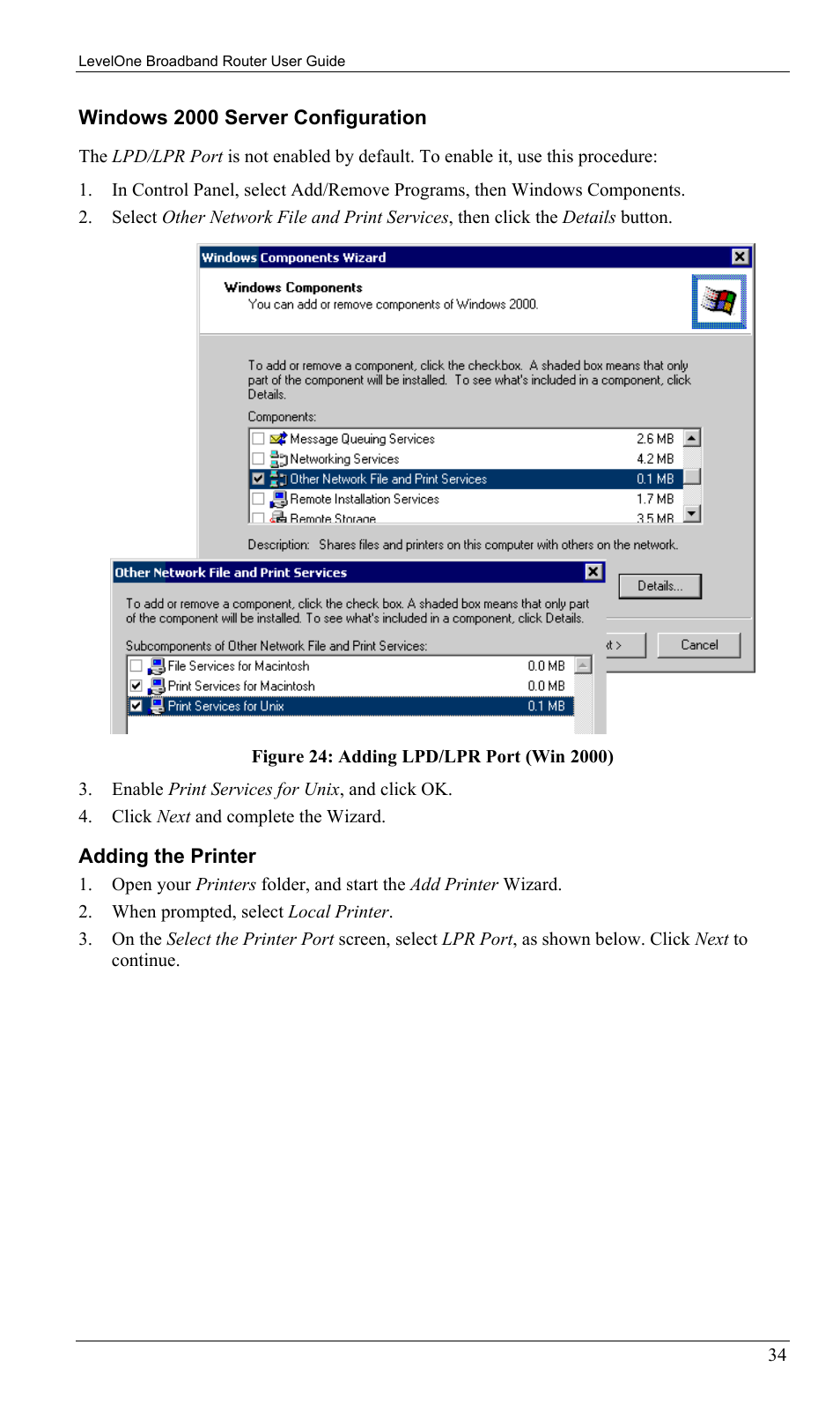 LevelOne FBR-1402TX User Manual | Page 37 / 92