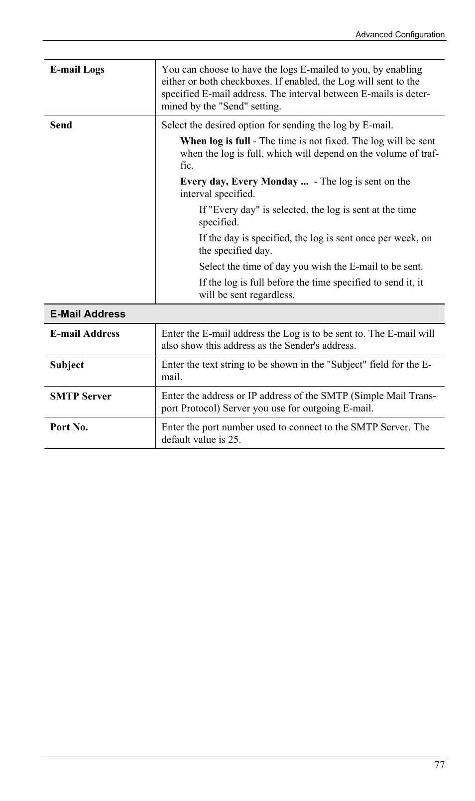 LevelOne FBR-1402TX User Manual | Page 80 / 92