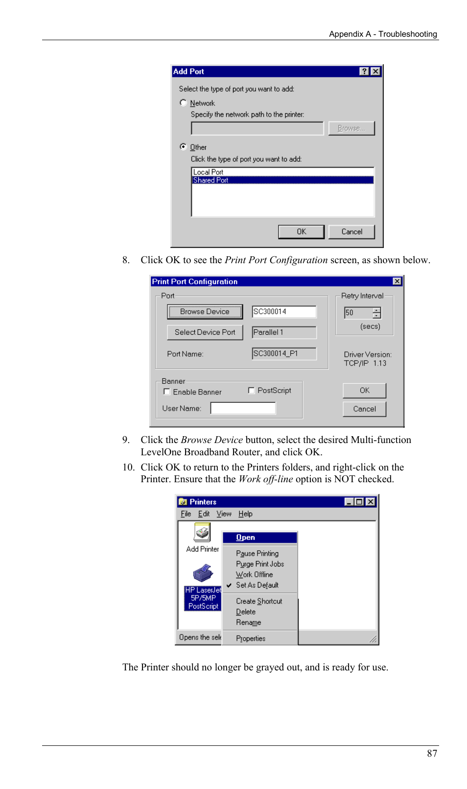 LevelOne FBR-1402TX User Manual | Page 90 / 92