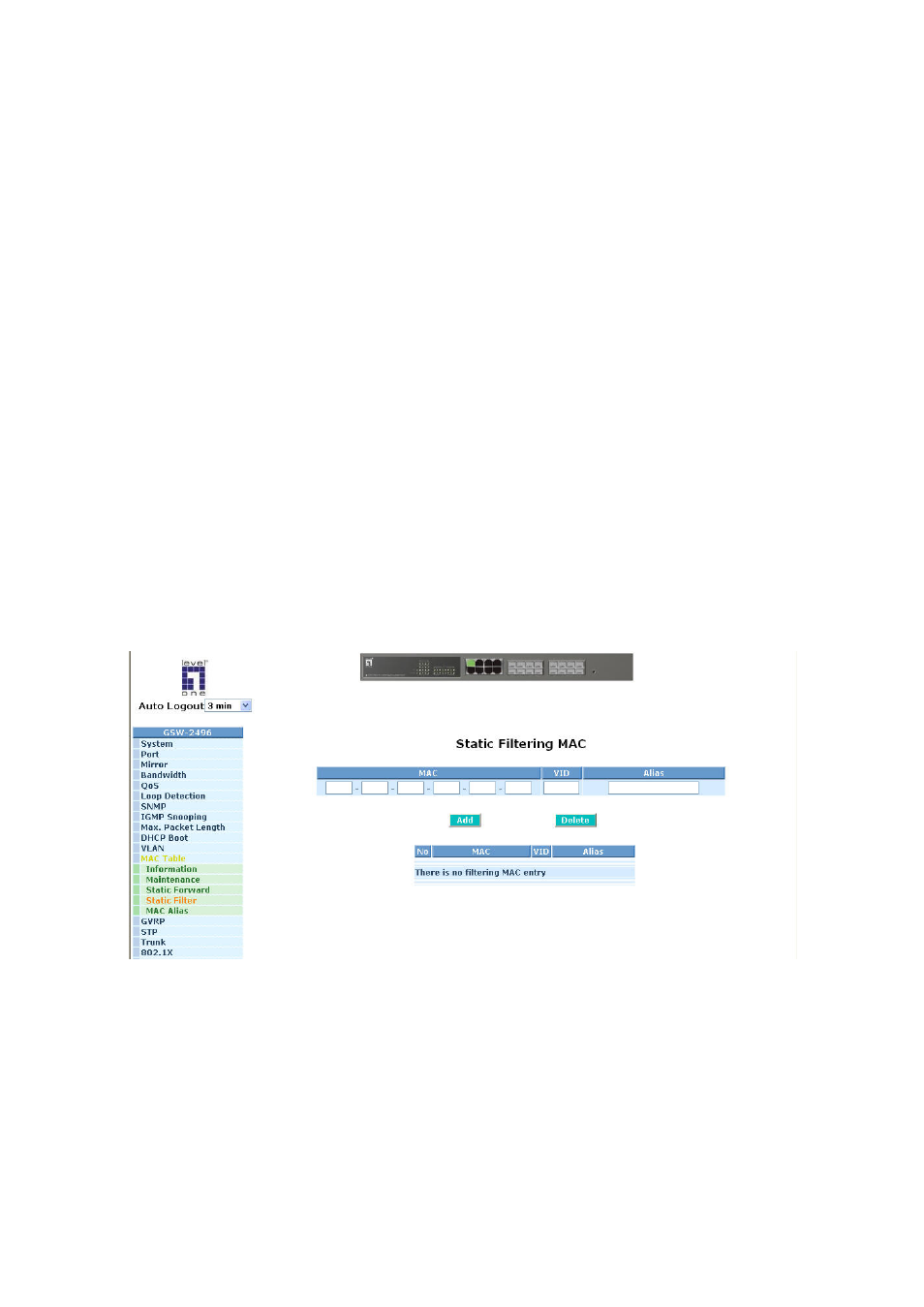 LevelOne ProCon GSW-2496 User Manual | Page 101 / 247