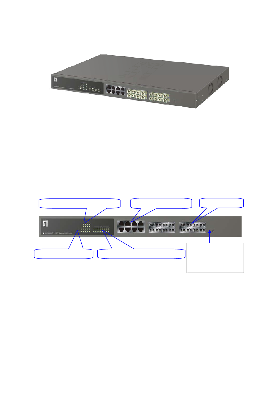 Iew of, Gsw-2496, Anaged | Witch | LevelOne ProCon GSW-2496 User Manual | Page 13 / 247