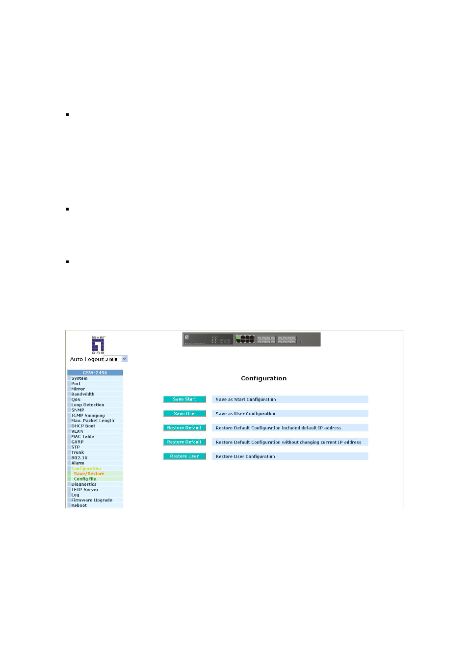 Onfiguration, 18. configuration | LevelOne ProCon GSW-2496 User Manual | Page 137 / 247