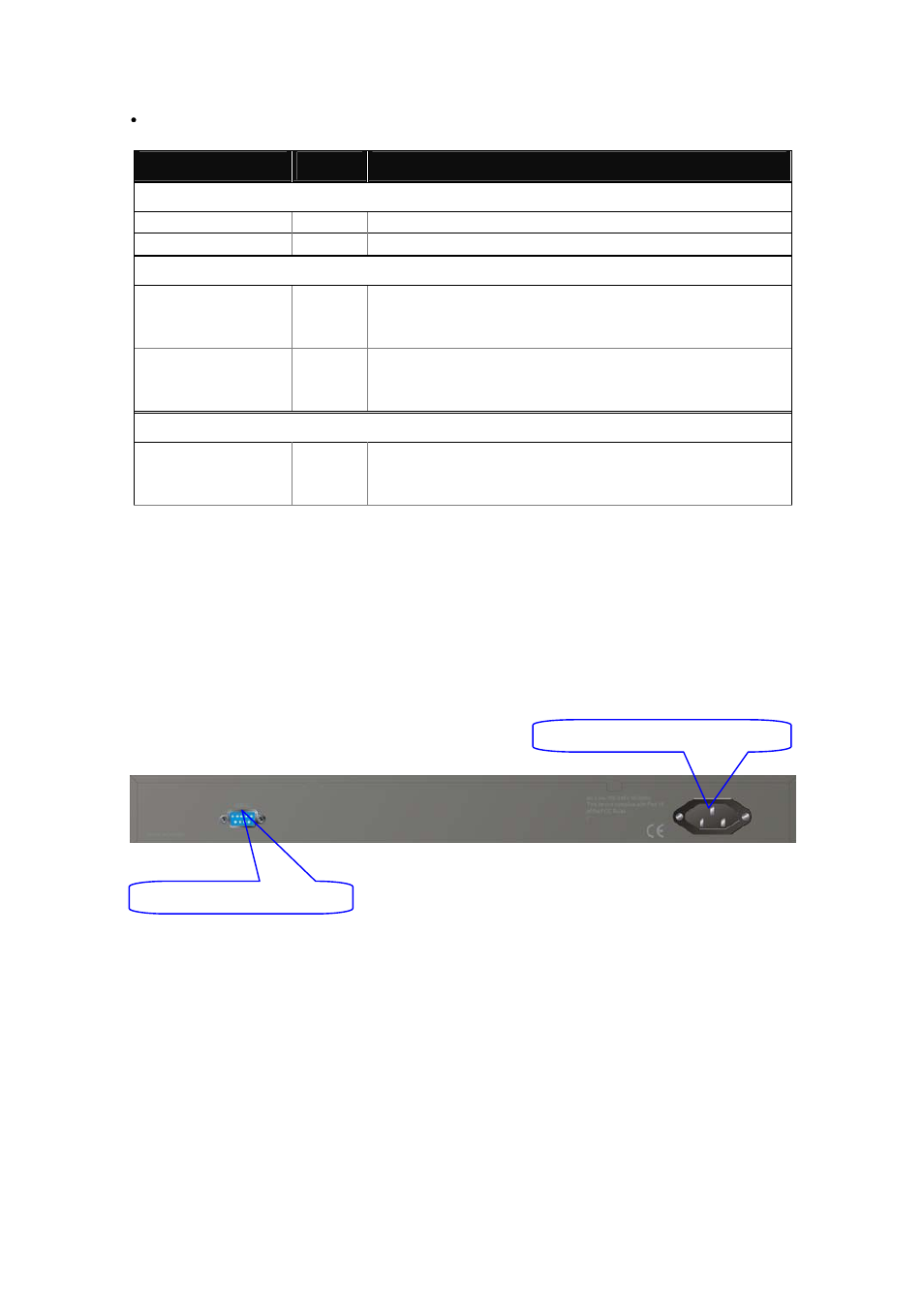 4-2. user interfaces on the rear panel | LevelOne ProCon GSW-2496 User Manual | Page 14 / 247