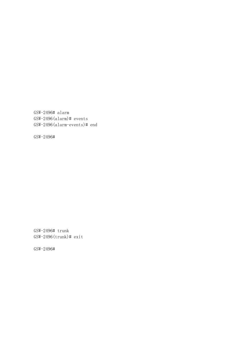 2-1. global commands of cli | LevelOne ProCon GSW-2496 User Manual | Page 153 / 247