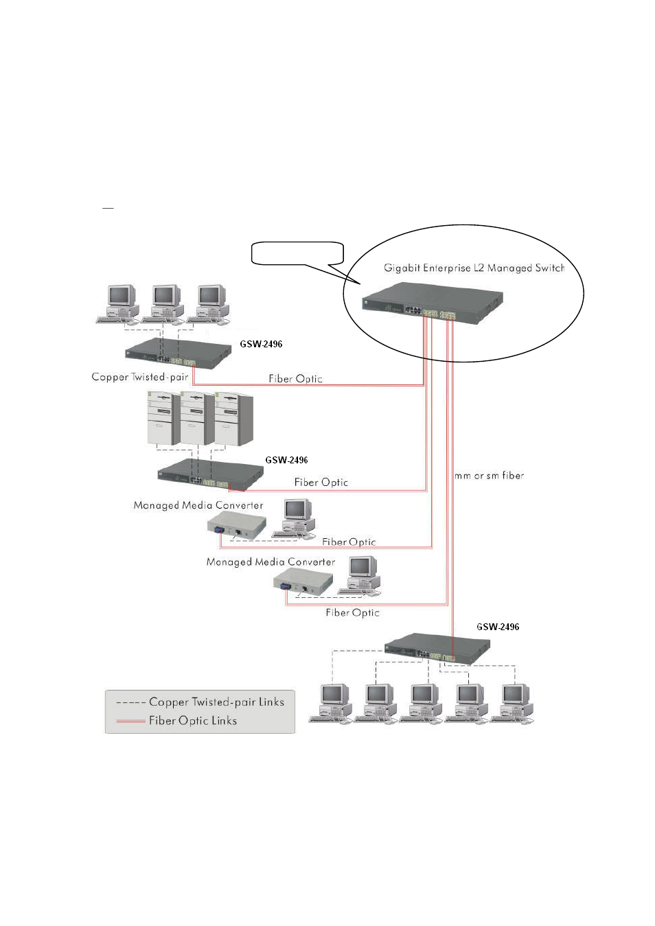Ypical, Pplications, 2. typical applications | LevelOne ProCon GSW-2496 User Manual | Page 32 / 247