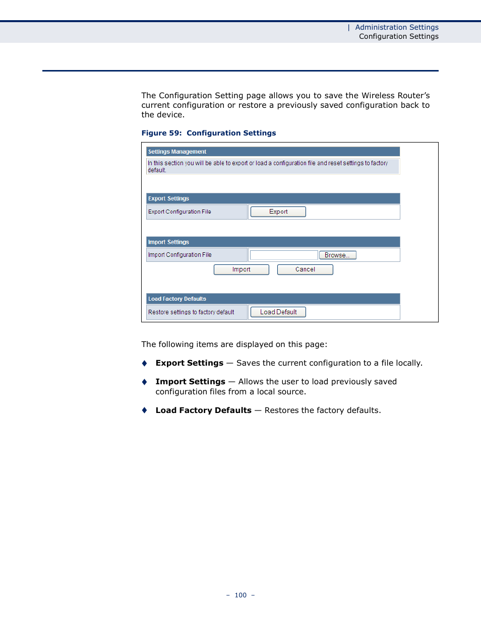 LevelOne WBR-6005 User Manual | Page 100 / 124