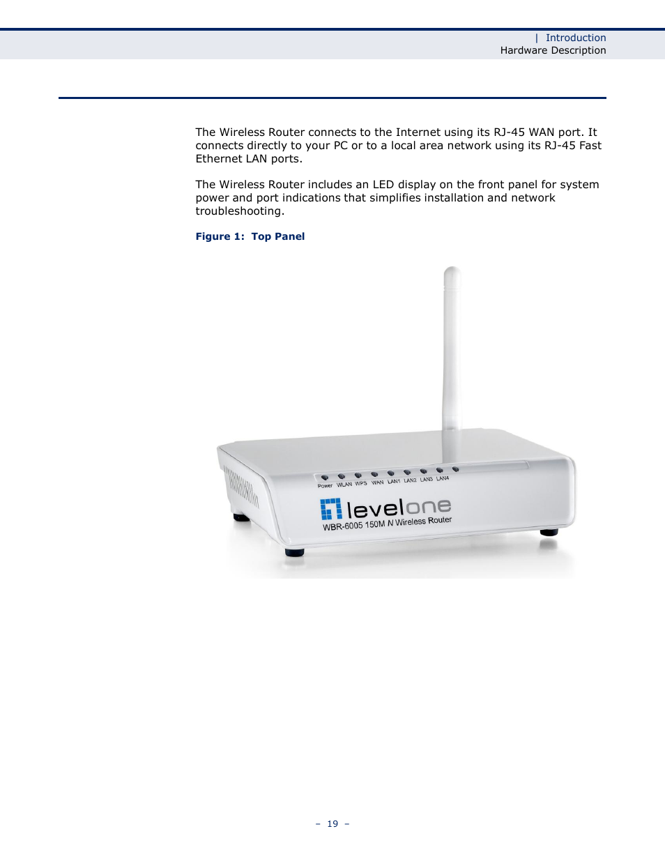 LevelOne WBR-6005 User Manual | Page 19 / 124
