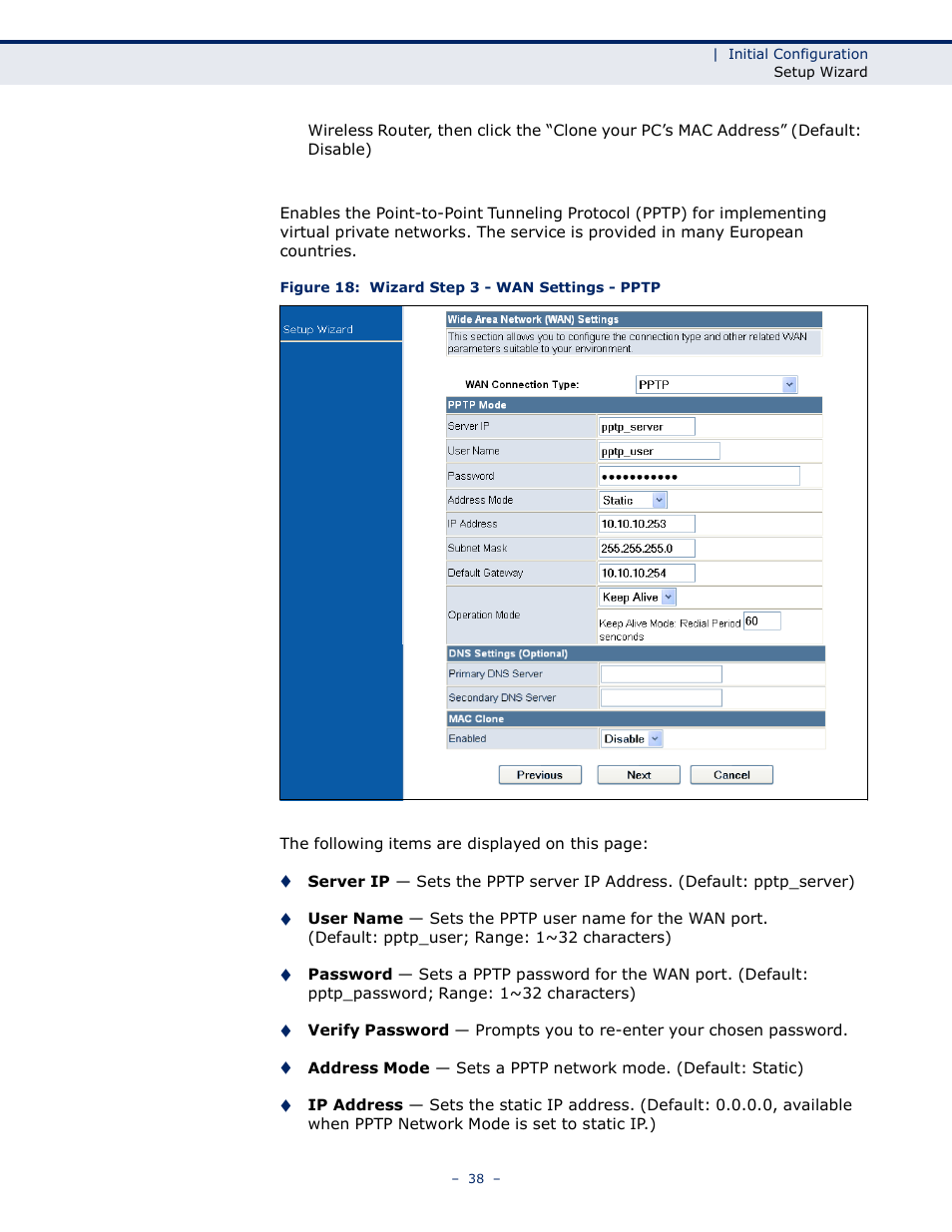 LevelOne WBR-6005 User Manual | Page 38 / 124