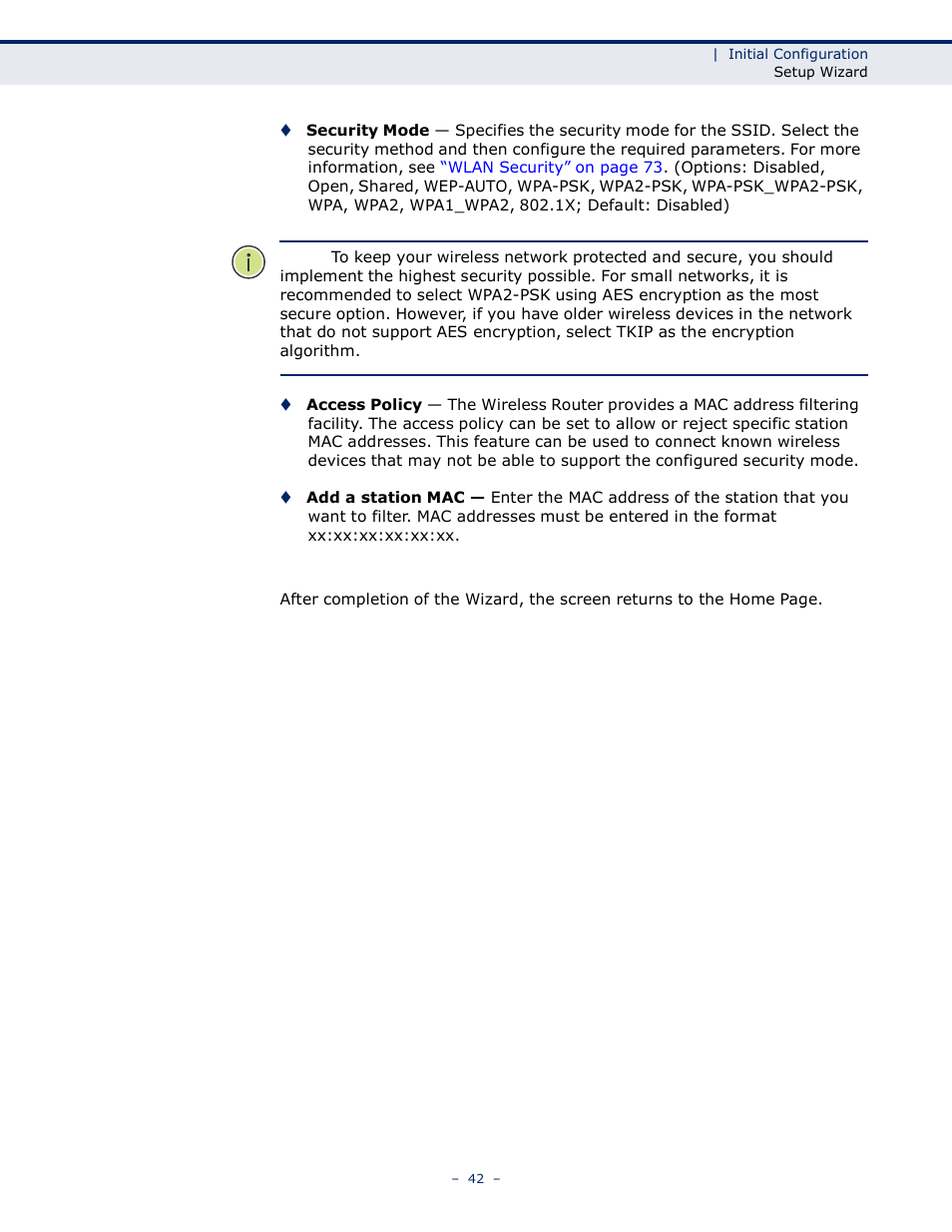 LevelOne WBR-6005 User Manual | Page 42 / 124