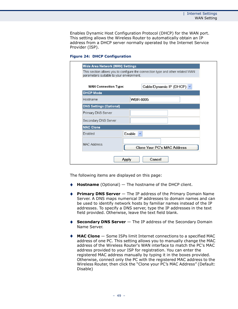 LevelOne WBR-6005 User Manual | Page 49 / 124