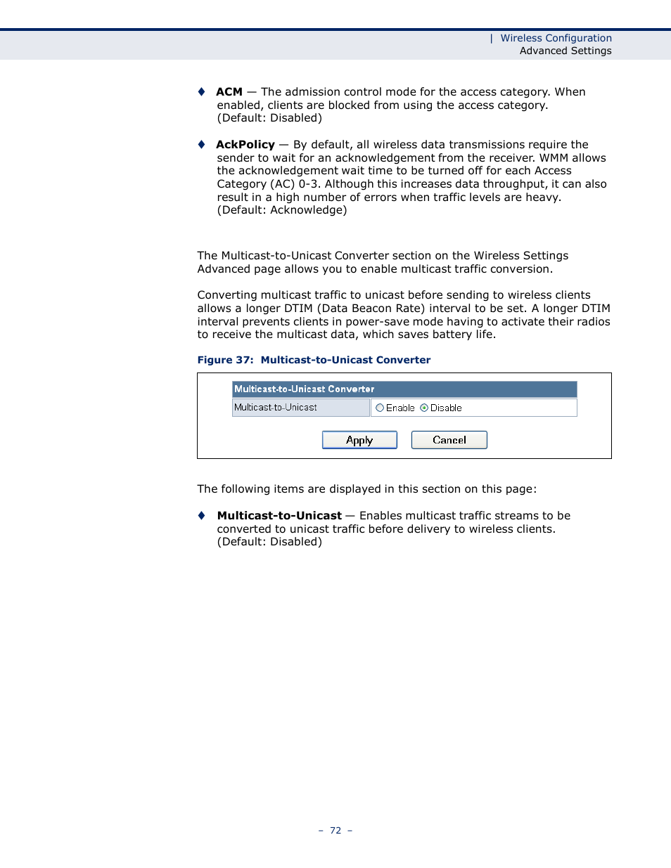 LevelOne WBR-6005 User Manual | Page 72 / 124