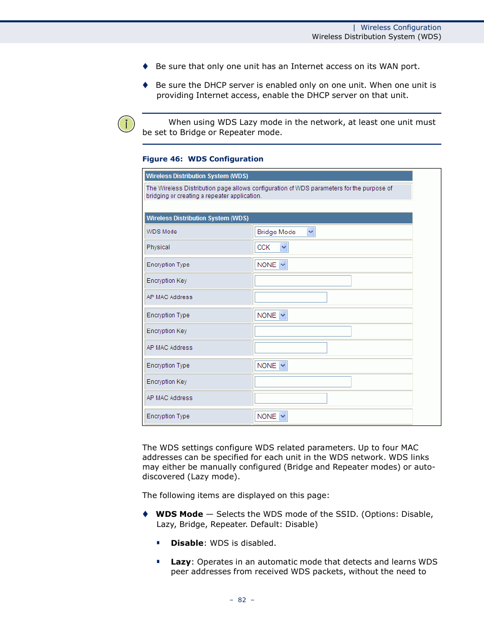 LevelOne WBR-6005 User Manual | Page 82 / 124