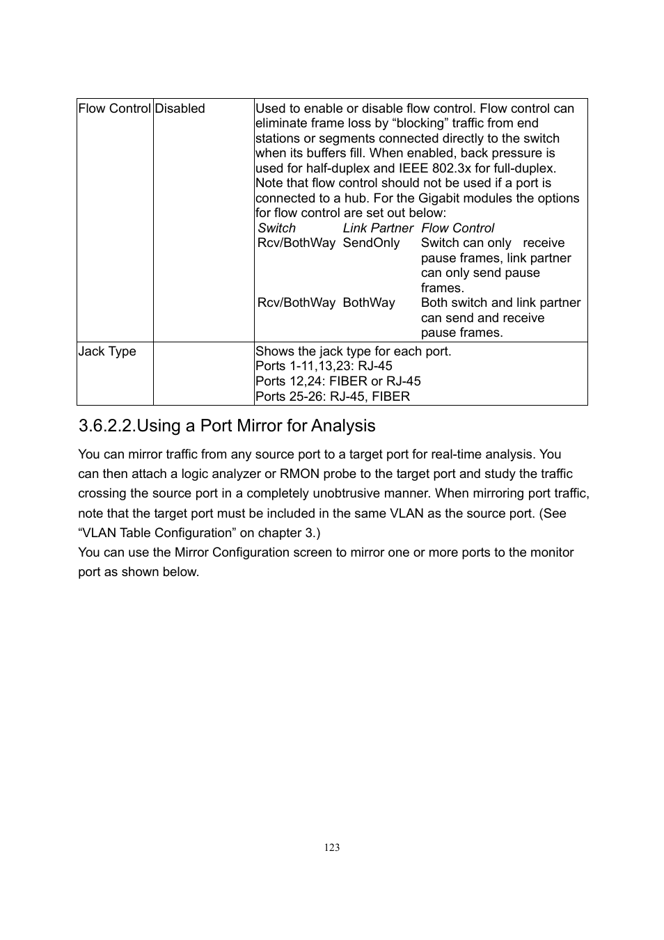 Using a port mirror for analysis | LevelOne GSW-2600TXM User Manual | Page 123 / 200