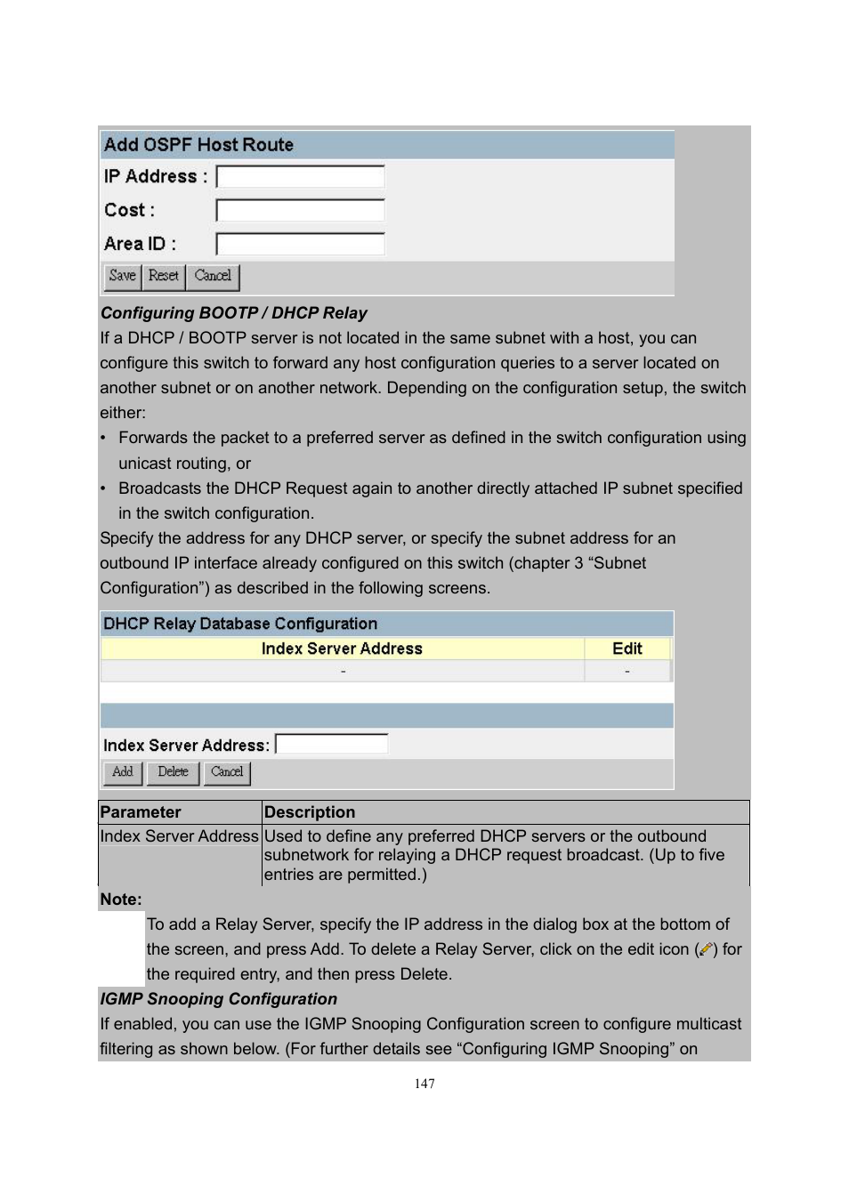 LevelOne GSW-2600TXM User Manual | Page 147 / 200
